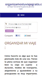 Mobile Screenshot of organizamostuviajegratis.com